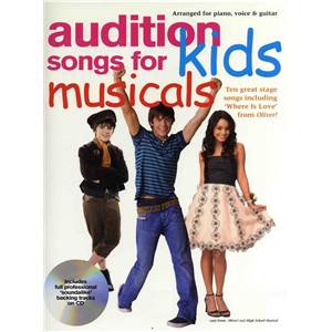 COMPILATION - AUDITION SONGS FOR KIDS MUSICALS P/V/G + CD