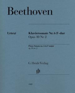 BEETHOVEN - SONATE No6 OP.10/2 EN FA MAJEUR - PIANO