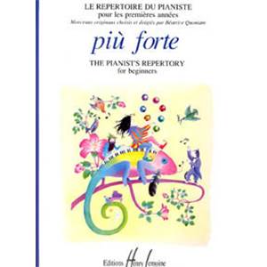 QUONIAM BEATRICE - PIU FORTE LE REPERTOIRE DU PIANISTE