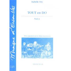 ORY ISABELLE - TOUT EN DO VOL.A - 3 A 4 FLUTES (MATERIEL)