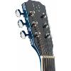 GUITARE FOLK ELECTRO JN GUITARS BESSIE ACE TBB BLEU