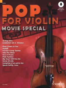 POP FOR VIOLIN : MOVIE SPECIAL +AO - 1 OU 2 VIOLONS