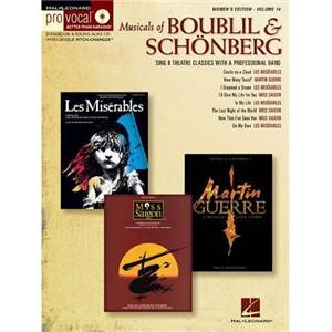 COMPILATION - PRO VOCAL FOR WOMEN SINGERS VOL.14 MUSICALS OF BOUBLIL AND SCHÖNBERG + CD