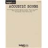 COMPILATION - BUDGETBOOK ACOUSTIC SONGS 50 SONGS EASY PIANO/V/G - EPUISE