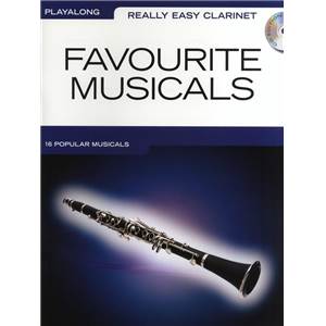 COMPILATION - REALLY EASY CLARINET FAVOURITE MUSICALS + CD