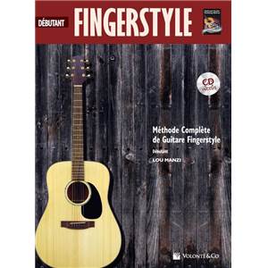 MANZI LOU - FINGERSTYLE GUITARE DEBUTANT + CD