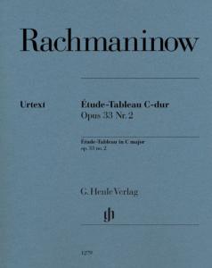 RACHMANINOFF SERGUEI - ETUDE-TABLEAU OP.33/2 EN DO MAJ. - PIANO