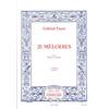 FAURE GABRIEL - 60 MELODIES EN 3 VOLUMES VOL.3 POUR MEZZO SOPRANO ET PIANO