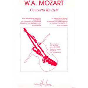 MOZART W.A. - CONCERTO KV314 - CLARINETTE OU SAXOPHONE OU TROMPETTE ET PIANO