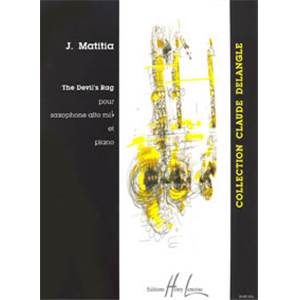 MATITIA JEAN - DEVIL'S RAG - SAXOPHONE MIB ET PIANO