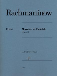 RACHMANINOFF SERGUEI - MORCEAUX DE FANTAISIE OPUS 3 - PIANO