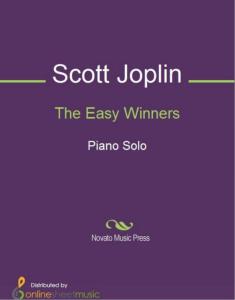 SCOTT JOPLIN - THE EASY WINNERS - PIANO