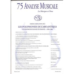 ANALYSE MUSICALE 75 THEME AGREGATION 2015