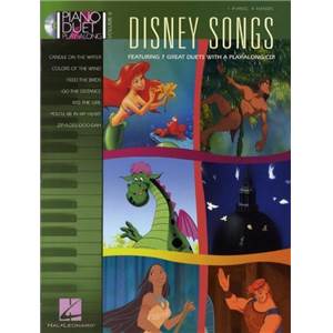 DISNEY - PIANO DUET PLAY ALONG VOL.06 DISNEY SONGS + CD