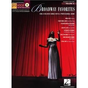 COMPILATION - PRO VOCAL FOR WOMEN SINGERS VOL.41 BROADWAY FAVOURITES + CD