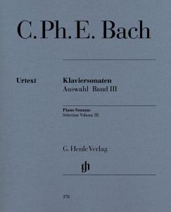 BACH CARL PHILIPP EMANUEL - SONATES CHOISIES VOLUME 3 - PIANO