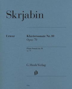 SCRIABINE ALEXANDRE - SONATE No10 OP.70 - PIANO