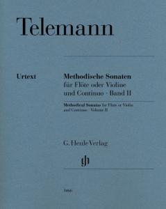 TELEMANN GEORG PHILIPP - SONATES METHODIQUES VOL.2 - FLUTE OU VIOLON ET BASSE CONTINUE