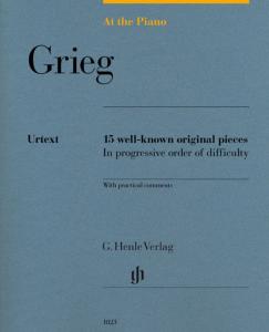 GRIEG EDVARD - AT THE PIANO (15 PIECES ORIGINALES) - PIANO