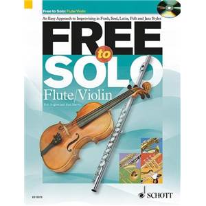 HUGUES / HARVEY - FREE TO SOLO FLUTE OU VIOLON + CD