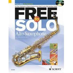 HUGUES / HARVEY - FREE TO SOLO SAXOPHONE MIB + CD