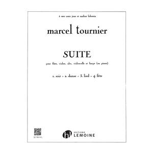 MARCEL TOURNIER - SUITE OP.34 - VIOLON, ALTO, VIOLONCELLE, FLUTE ET HARPE (CONDUCTEUR ET PARTIES)