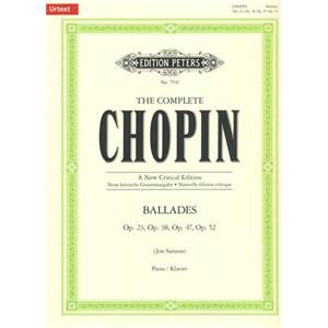 CHOPIN FREDERIC - BALLADES OP.23 38 47 52 POUR PIANO