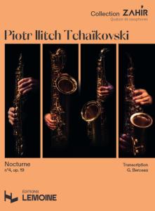 TCHAIKOVSKI PIOTR ILITCH - NOCTURNE OPUS 19 N4 POUR QUATUOR DE SAXOPHONES - CONDUCTEUR ET PARTIES SEPAREES