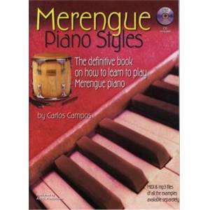 CAMPOS CARLOS - MERENGUE PIANO STYLES HOW TO PLAY MERENGUE TO PIANO + CD