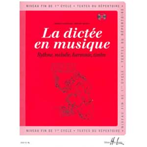 CHEPELOV/MENUT - LA DICTEE EN MUSIQUE VOL.3 - FIN DU 1ER CYCLE + CD - DICTEES MUSICALES