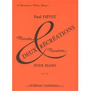 FIEVET PAUL - RECREATIONS (2) - PIANO