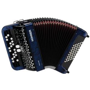 ACCORDEON BOUTONS HOHNER NOVAII 40 BLEU