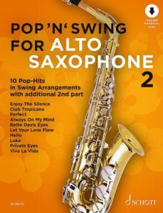 POP 'N' SWING FOR SAXOPHONE ALTO V2 +AUDIO ONLINE - 1 OU 2 SAXOPHONES ALTOS