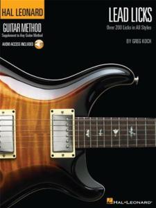 HAL LEONARD - GUITAR METHOD LEAD LICKS -AUDIO ACCESS