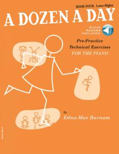 BURNAM EDNA MAE - A DOZEN A DAY VOL.4 AVEC ACCES AUDIO