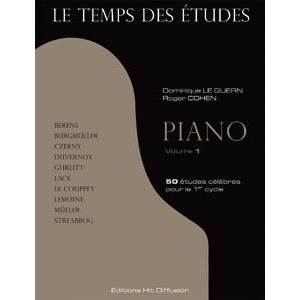 COMPILATION - LE TEMPS DES ETUDES PIANO VOL.1 50 ETUDES CELEBRES POUR LE 1ER CYCLE DE PIANO