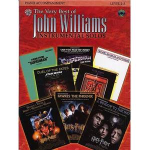 WILLIAMS JOHN - VERY BEST OF SOLOS PIANO ACCOMPANIMENTS + CD