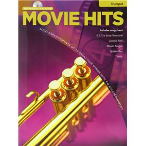 COMPILATION - INSTRUMENTAL PLAY ALONG MOVIE HITS TRUMPET + CD ÉPUISÉ