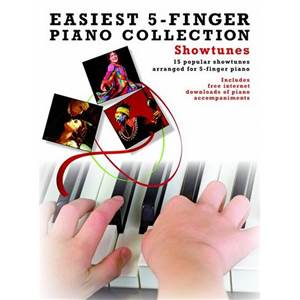 COMPILATION - EASIEST 5 FINGER PIANO COLLECTION : SHOWTUNES