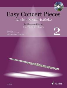 EASY CONCERT PIECES VOL.2 +CD - FLUTE TRAVERSIERE ET PIANO