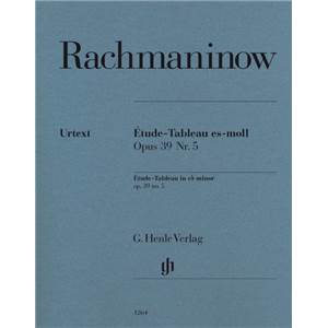 RACHMANINOFF SERGUEI - ETUDE-TABLEAU OP.39/5 MIB MINEUR - PIANO