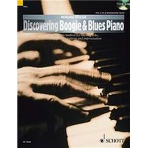 WIERZYK WOLFGANG - DISCOVERING BOOGIE AND BLUES PIANO + CD PIANO