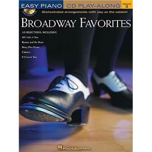 COMPILATION - EASY PIANO CD PLAY ALONG VOL.03 BROADWAY FAVORITES + CD