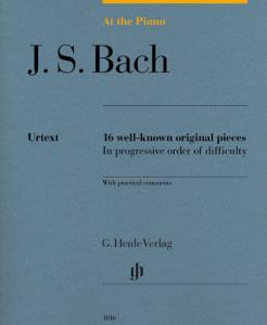 BACH JEAN SEBASTIEN - AT THE PIANO (16 PIECES ORIGINALES) - PIANO