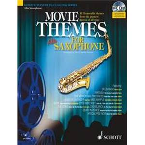 COMPILATION - MOVIE THEMES FOR ALTO SAXOPHONE (MIB) + CD