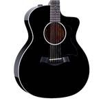 GUITARE FOLK ELECTRO-ACOUSTIQUE TAYLOR 214CE-BLK DLX