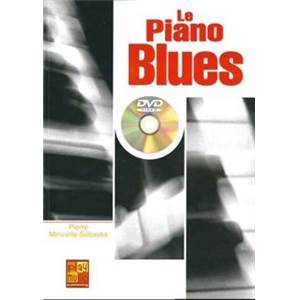 MINVIELLE SEBASTIA PIERRE - METHODE DE PIANO BLUES + DVD