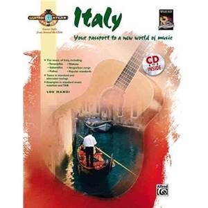 MANZI LOU - GUITAR ATLAS ITALY YOUR PASSPORT TO A NEW WORLD OF MUSIC + CD