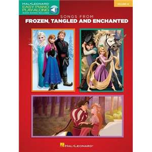 DISNEY - PLAY-ALONG 32 SONGS FROM FROZEN TANGLED AND ENCHANTED EASY PIANO +CD