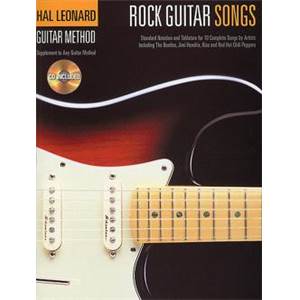 HAL LEONARD - ROCK GUITAR METHOD ROCK GUITAR SONGS + CD